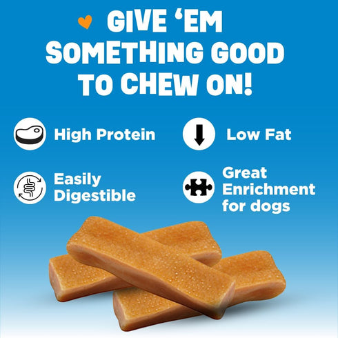 Dinovite YakoSnaks, Himalayan Yak Chews for Dogs, Long Lasting Low Odor Chews, Small Dogs