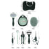 Soghot 8pcs Grooming Brush Kit for Shedding Matted Fur Self-Cleaning with Cat Dog Grooming Scissors Flea Comb Pet