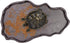 Reptile Food and Water Bowl Dish, Large Tortoise Water Bowl for Turtle, Lizard, Snake, Gecko, Ball Python, Brown