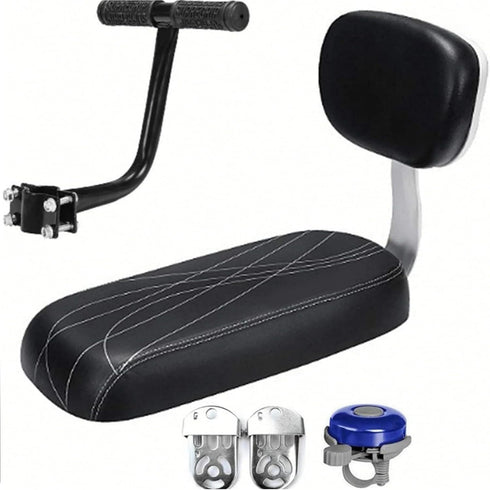 YZYDF Bicycles Rear Seats Cushion Armrest Footrest Set, Kids Child Carriers Bicycles Baby