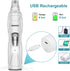 Pet Nail Grinder with LED Light & 2 Grinding Heads, 2-Speed Low Noise Powerful Dog Nail Trimmer for L/M/S Dogs/Cats
