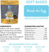 Shameless Pets Soft-Baked Dog Treats, Break an Egg - Natural Healthy Chews for Strong Bones Support - 1-Pack