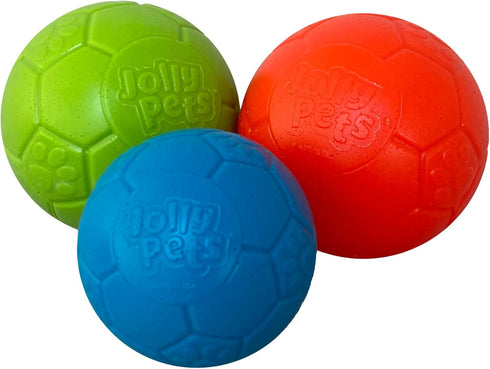 Jolly Pets Mini Jolly Soccer Ball, Floating-Bouncing Dog Toy, 3" Green Apple