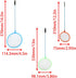 3-Piece Sets Mini Baby Bumper Shrimp Net - Aquarium Fish Net Suitable for All Fish (Random Color)