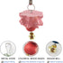 Bird Grinding Beak Calcium Stone with Bell, 6-Pcs Chewing Toys for Chinchilla, Bunny, Budgie