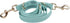 Leather Dog Collar and Leash Set, 7FT Reflective Vegan Leather with Gold Metal Buckle for Small, Medium, Large Dogs (S,