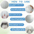 3 Pcs Connectable Cat Litter Box Pee Shields, High Side Anti-Splashing Litter Pan Shield, Medium