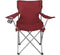 Generic Quad Folding Camp Chair with Cup Holder (Red)