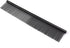 ZoCr Stainless Steel Pet Comb for Dogs and Cats, Grooming Comb with Different Spaced Rounded Teeth, Black
