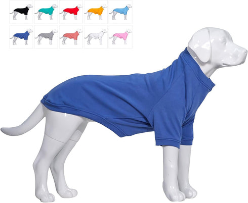 Lovelonglong Dog Pullover Sweatshirt for Autumn Winter Cold Weather T-Shirts for Small Medium Large Dogs (Golden
