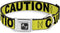 Buckle-Down Dog Collar, Wide Small, Caution Yellow/Black, 13-18"