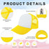 ZH 12 Pcs Sublimation Trucker Hats - Blank Mesh Baseball Cap for Men and Women