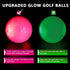 THIODOON Glow in The Dark Golf Balls Light Activated 6 Pack, LED Golf Balls for Night Golfing