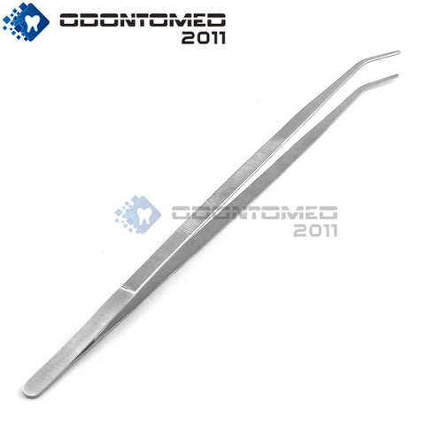 OdontoMed2011 24" Long Stainless Steel Curved Tweezer for Fish Tank Plants