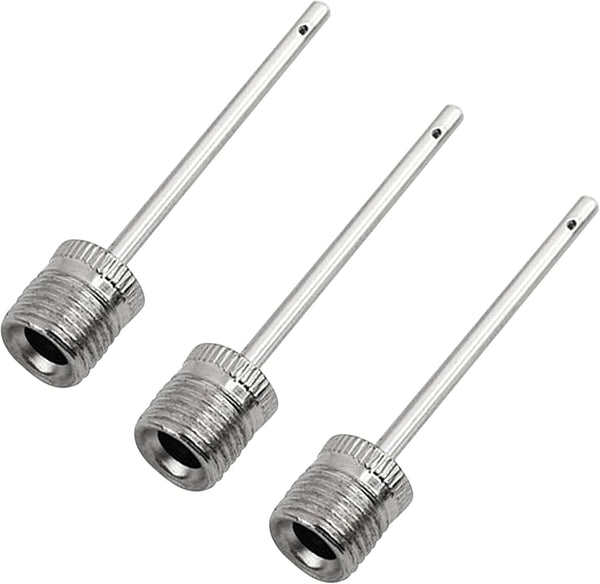 Mobi Lock 3 Pcs Ball Pump Inflation Needle - Stainless Steel Air
