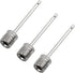 Mobi Lock 3 Pcs Ball Pump Inflation Needle - Stainless Steel Air