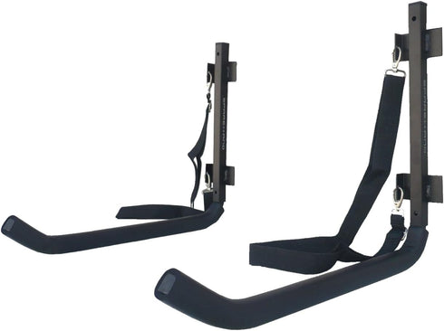 Sparehand KC-10 Wall Mount Kayak Storage Rack with Safety Strap, for 1 Kayak - Garage Organization
