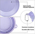 Kytely Collapsible Dog Bowls, X-Large (1500ml), 2 Pack Foldable Travel Bowls, Portable Dog Water Food Bowl,