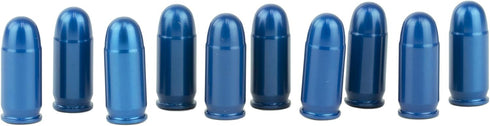 A-ZOOM .380 Package 10 , Pistol Metal Snap Caps, Auto, Blue