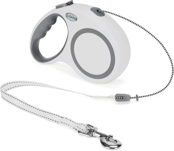 GUDWING Retractable Dog Leash, 30 FT, Heavy Duty, No Tangle, for Medium Large Dogs up to 77 lbs