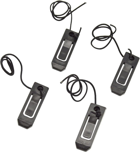 LIXADA 4 PCS Surfboard Fin Clips for Paddle Board, Water Ski Board Fish Fin Clip Buckle
