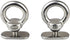 Stainless Steel Kayak Track Mount Tie Down Eyelet Rail for Kayak Canoe Boat, 6 Packs