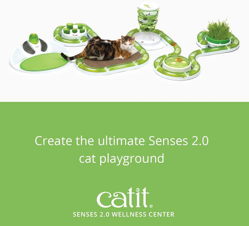 2.0 Catit Senses Wellness Center Cat Toy - Interactive Multi-Purpose Relaxation Spot with Catnip Included