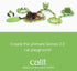 2.0 Catit Senses Wellness Center Cat Toy - Interactive Multi-Purpose Relaxation Spot with Catnip Included