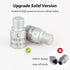 Hikenture Bike Pedal Adapter, 9/16" to 1/2" Bicycle Pedals, Chrome Molybdenum Steel (Pair)