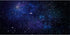 AWERT 48x18 inches Galaxy Aquarium Background, Blue Starry Sky Universe Space Fish Tank Background