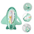 UPKOCH Cartoon Plane Bath Thermometer Safe Portable Water Temperature Measuring Tool Green for Bathtubs Pools and Fish