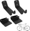 WALMANN 2 Pack Bike Pedal Hanger Wall Mount - Heavy Duty Horizontal Bike Rack for Garage Display Stand