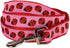 Blueberry Pet Essentials 4 ft x 1" Durable Pink Webbing Ladybug Designer Dog Leash, Basic Nylon Leash for Dogs