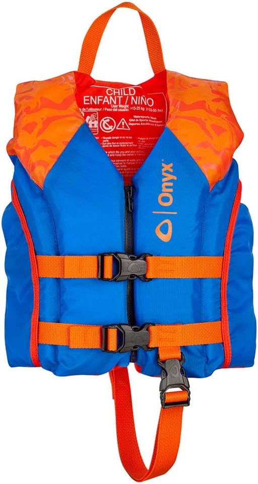 ONYX All Adventure Child Paddle & Water Sports Life Jacket in Orange