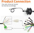 Hub Motor Convert Extension Cable - 9 Pin Waterproof Connector for 36V 48V 52V Ebike Motor Conversion Line