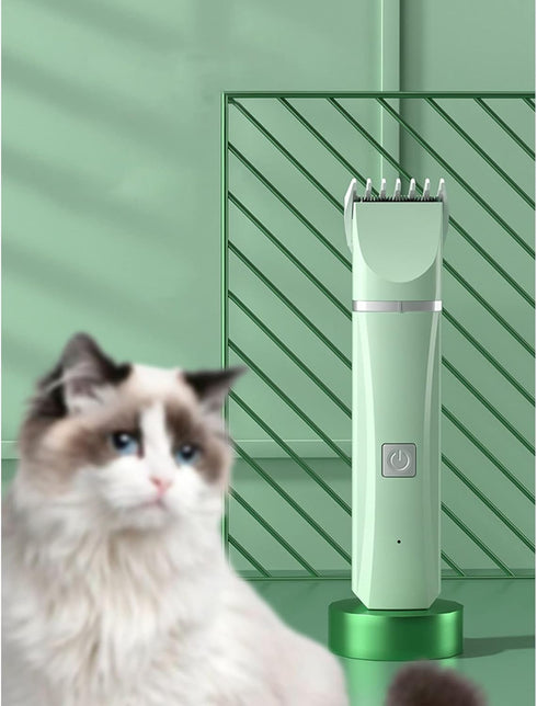 Trimmer, 4 1 Tyenaza Pet Hair in Rechargeable Low Noise Safe Electric Cat Puppy Hair Clipper for Nail Body
