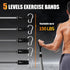 WHATAFIT Resistance Bands for Working Out, Exercise Bands with Handles for Men and Women Fitness Training