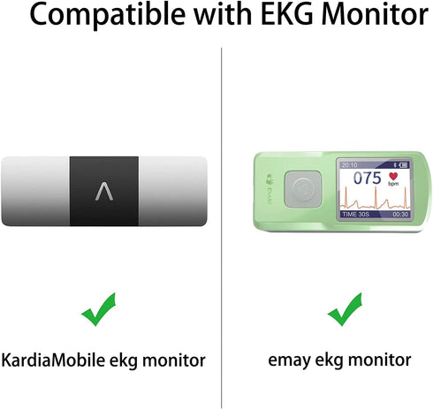 XANAD Hard Case for EMAY EKG Monitor Portable EKG Heart Rate Monitor - Travel Protective Bag