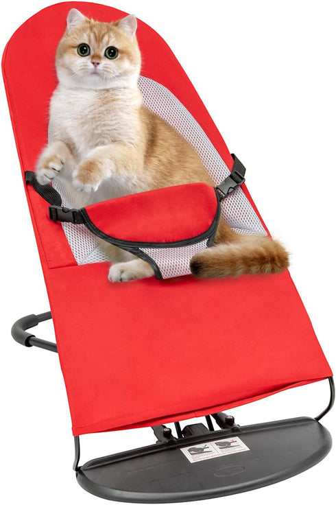 lxrnqcey Pet Rocking Chair, Portable Pet Rocker, Foldable Rocking Chair Small Pets Dog
