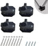 KK magsun Camping Chair Replacement Feet 4 Packs, Heavy Duty Repair Feet for Folding