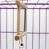 Hypeety Pet Bird Mirror with Bell Interactive Toy for Parrots, Macaws, African Greys, Budgies, Cockatoos, Parakeets,