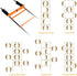 YISSVIC Agility Ladder and Cones - 20 Feet, 12 Adjustable Rungs, Fitness Speed Training Equipment, 1 Carry Bag, 10