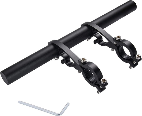 Yizhet Aluminum Alloy Bicycle Handlebar Extensions, 30cm Extender for Phone Mount Holder, Speedometer, GPS