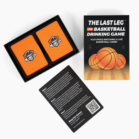 The Last Leg - Beer Pressure Live Basketball Drinking Game for Game Days, Tailgates, Parties, and Pre Games