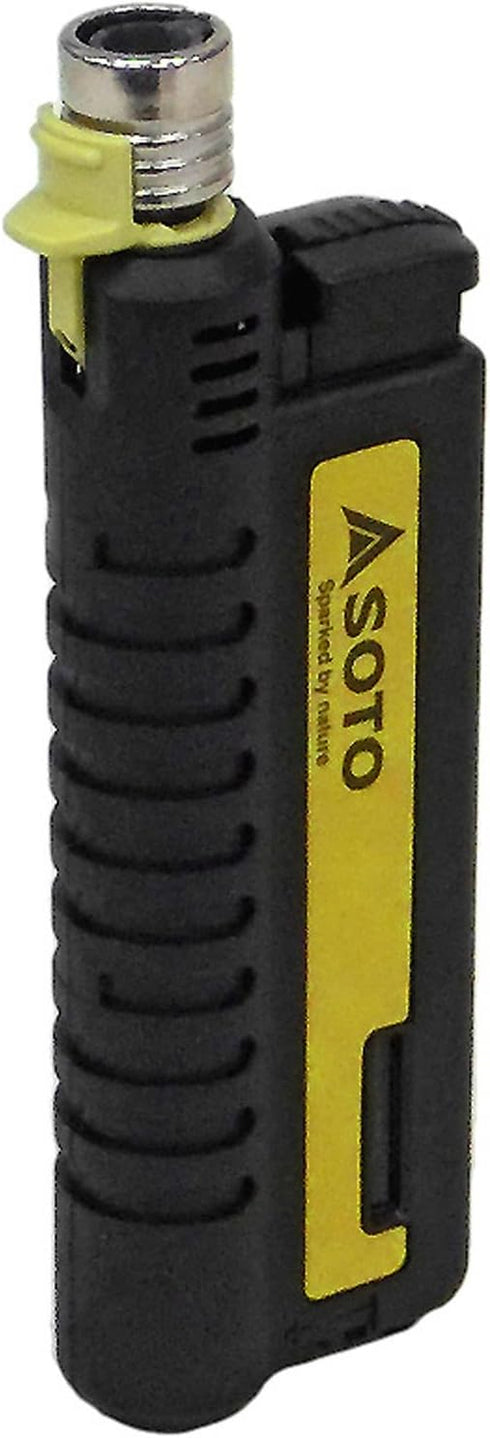 SOTO Pocket Torch, Refillable Extended Torch Lighter with Telescoping Burner Head, Electronic Ignition, Strong