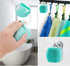 Soft Pet Bath Massage Brush for Puppy Dog and Cat, Blue