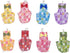 LATIOBRO 8 Floral Bird Diaper Nappy Clothes Reusable Washable Cloth for Parrot Macaw Budgies Parakeet PCS