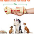 6 Inch 8 Count, 1 Pack, Pork Chomps Baked Pork Skin Dog Chews, Knots, Bacon Flavor - Long-Lasting Treats for Dogs