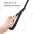 6 Foot Double Handle Leather Dog Leash, Heavy Duty Braided Lead for Small Medium Large Dogs with Traffic Handle