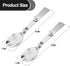 Replacement Foldable Spoon and Fork Set for Thermos Funtainer 16oz Food Jar, Stainless Steel, Dishwasher Safe